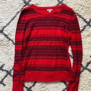 Red festive sweater